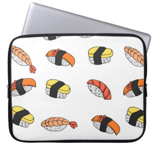 seamless pattern of Sushi Laptop Sleeve
