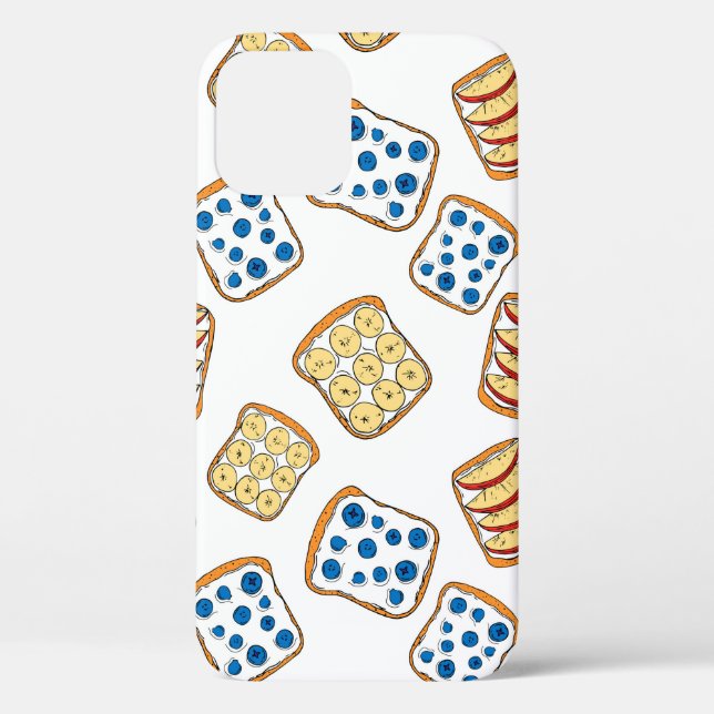 Seamless pattern of toast Case-Mate iPhone case (Back)