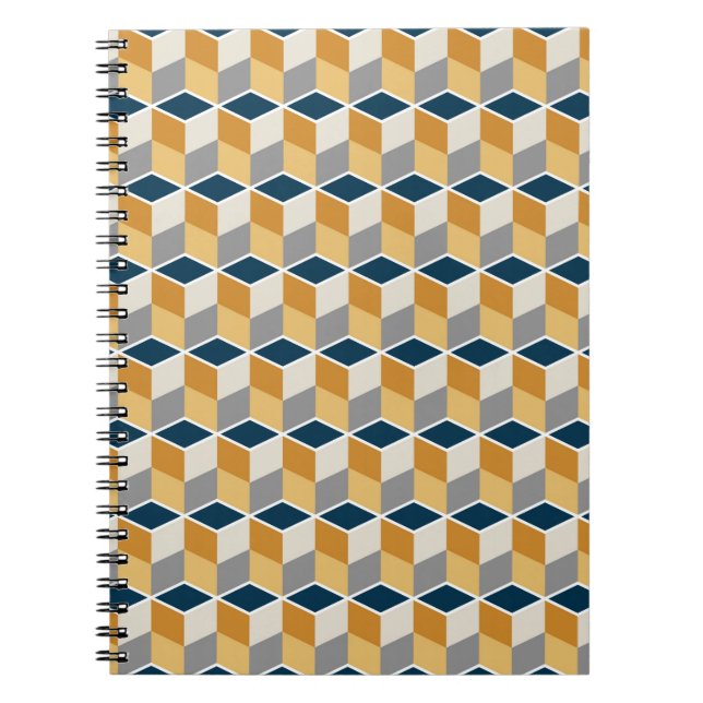Seamless pattern of vintage luxury style notebook (Front)