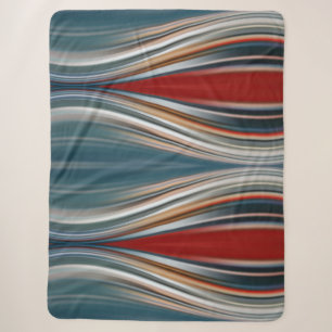 seamless pattern on throw fleece sherpa blanket