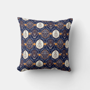 Seamless Pattern ornament floral abstract Cushion