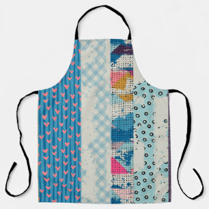 Seamless pattern, patchwork tiles. apron