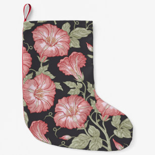 Seamless pattern. Petunia wildflowers set. Beautif Small Christmas Stocking
