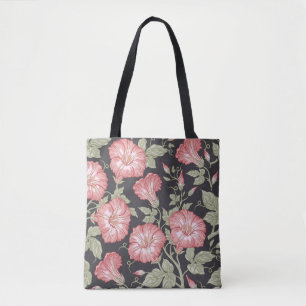 Seamless pattern. Petunia wildflowers set. Beautif Tote Bag
