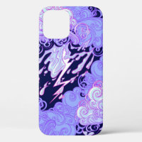 Seamless pattern. Retro style curly decorative clo
