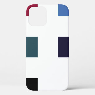 Seamless pattern. Skew brush strokes and elements  iPhone 12 Case