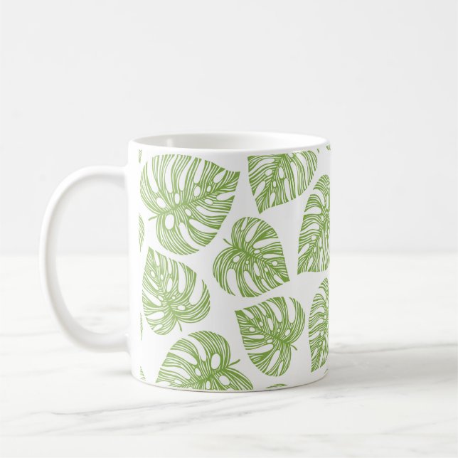 Seamless pattern wild design. Snakeskin background Coffee Mug (Left)