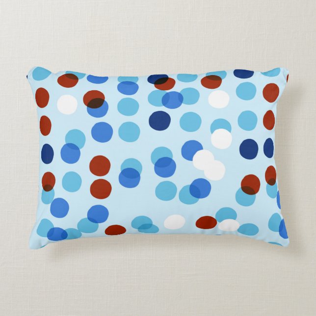 Seamless pattern with abstract doodle ornament, do decorative cushion (Front)