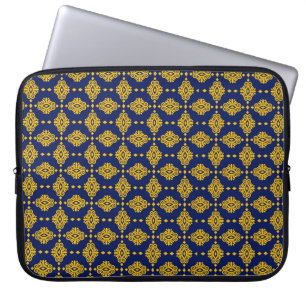 Seamless Pattern With Abstract Geometric Style. Laptop Sleeve