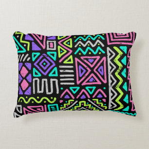 seamless pattern with abstract lines. geometric a decorative cushion