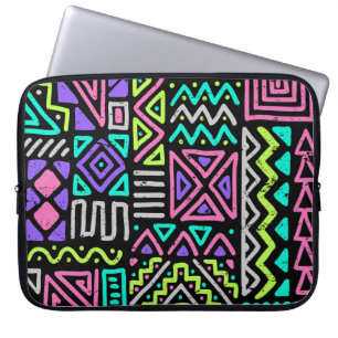 seamless pattern with abstract lines. geometric a laptop sleeve