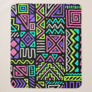 seamless pattern with abstract lines. geometric a sherpa blanket