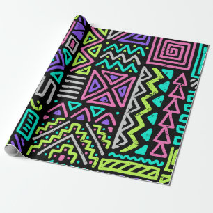 seamless pattern with abstract lines. geometric a wrapping paper