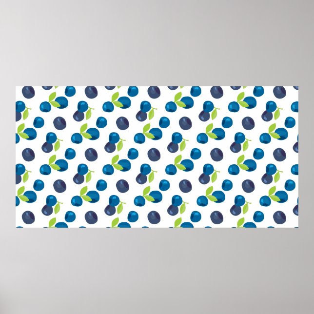 Seamless pattern with berries poster (Front)