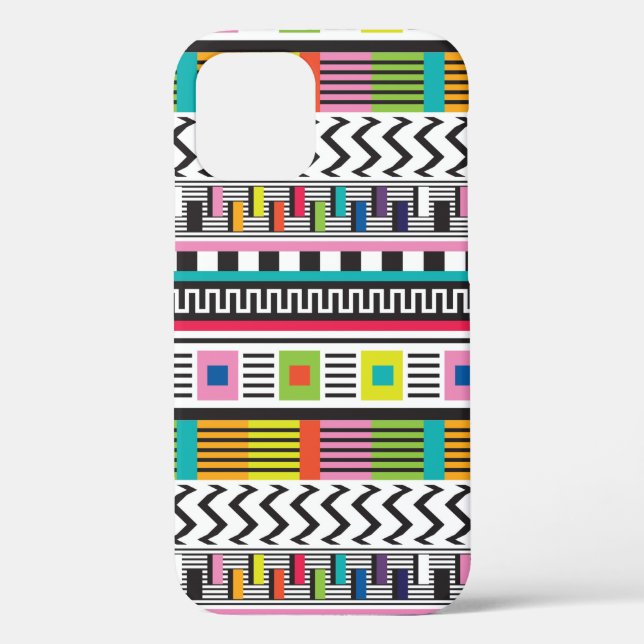 Seamless pattern with bright abstract geometric li Case-Mate iPhone case (Back)