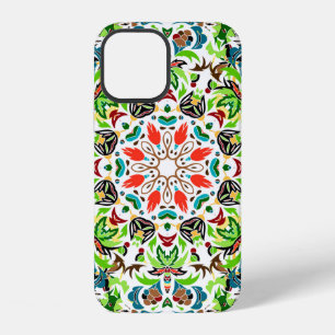 seamless pattern with bright floral ornament. Vin iPhone 12 Case