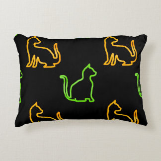 Seamless pattern with catsabstract,animal,art,arti decorative cushion