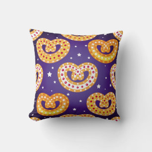 Seamless pattern with Christmas sweets. Vintage il Cushion