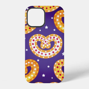 Seamless pattern with Christmas sweets. Vintage il iPhone 12 Case