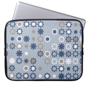Seamless pattern with coloured elements,  vintage  laptop sleeve
