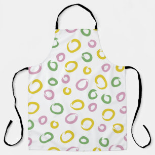 Seamless pattern with colourful circles, pink, g apron