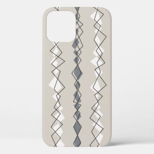 Seamless pattern with colourful stripes iPhone 12 case
