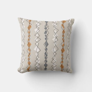 Seamless pattern with colourful stripes cushion