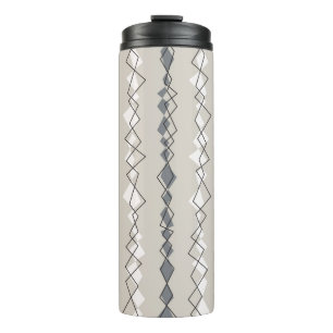 Seamless pattern with colourful stripes thermal tumbler