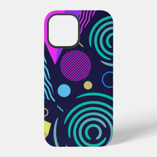 Seamless pattern with different kinds of geometric iPhone 12 case