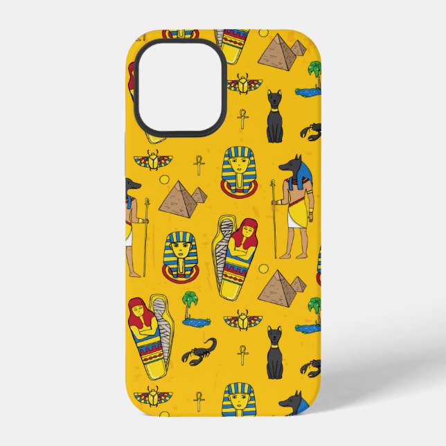 Seamless pattern with egyptean elements such as an iPhone case (Back)