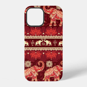 Seamless pattern with elephants iPhone 12 case