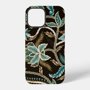 Seamless pattern with ethnic Japanese ornament ele iPhone 12 Case