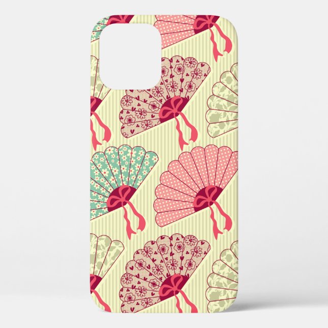 Seamless pattern with fans.  Case-Mate iPhone case (Back)