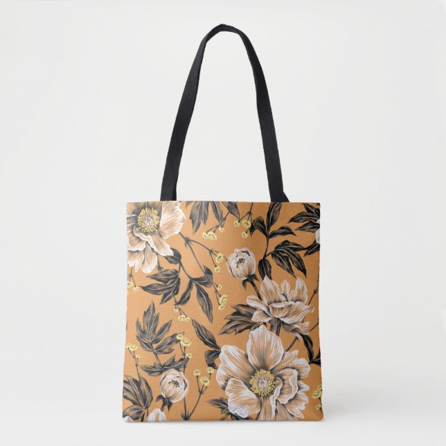 Seamless pattern with flowers.art,floral,pattern,c tote bag (Front)