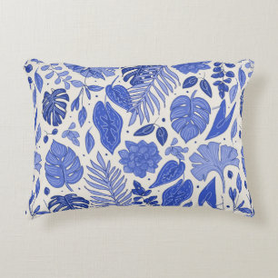 Seamless pattern with flowers decorative cushion