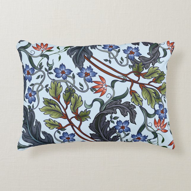 Seamless pattern with flowers in art deco style. M Decorative Cushion (Front)