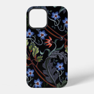 Seamless pattern with flowers in art deco style. M iPhone 12 Case