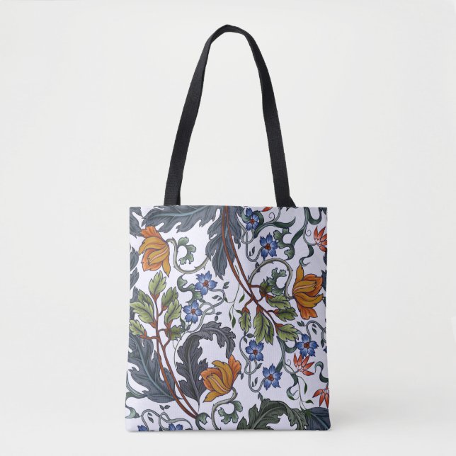 Seamless pattern with flowers in art deco style. M Tote Bag (Front)