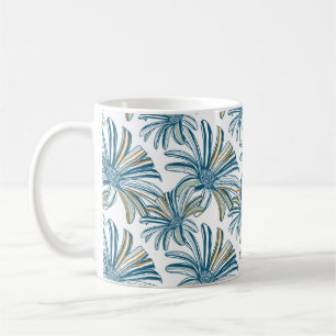 Seamless pattern with gerbera flowers. Vintage bac Coffee Mug