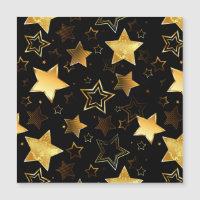 Seamless pattern with Golden Stars