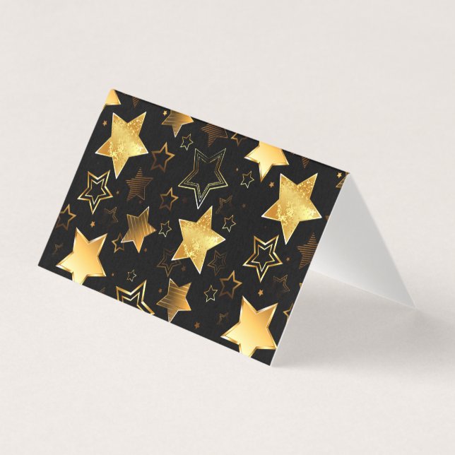 Seamless pattern with Golden Stars (Front)