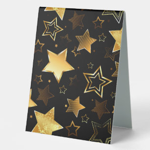 Seamless pattern with Golden Stars