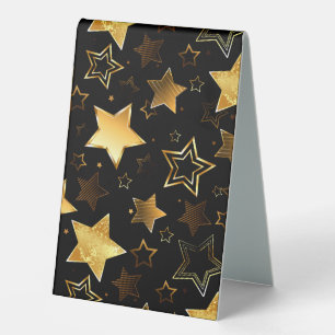 Seamless pattern with Golden Stars