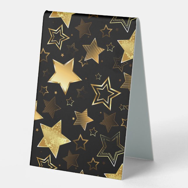 Seamless pattern with Golden Stars (Front)