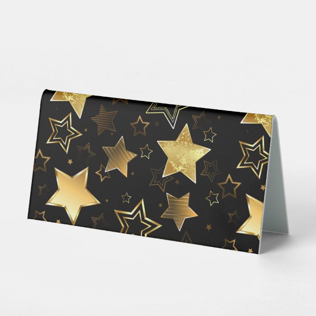 Seamless pattern with Golden Stars (Front)