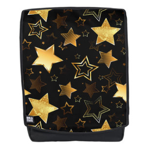 Seamless pattern with Golden Stars Backpack