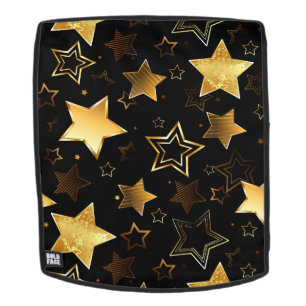 Seamless pattern with Golden Stars Backpack