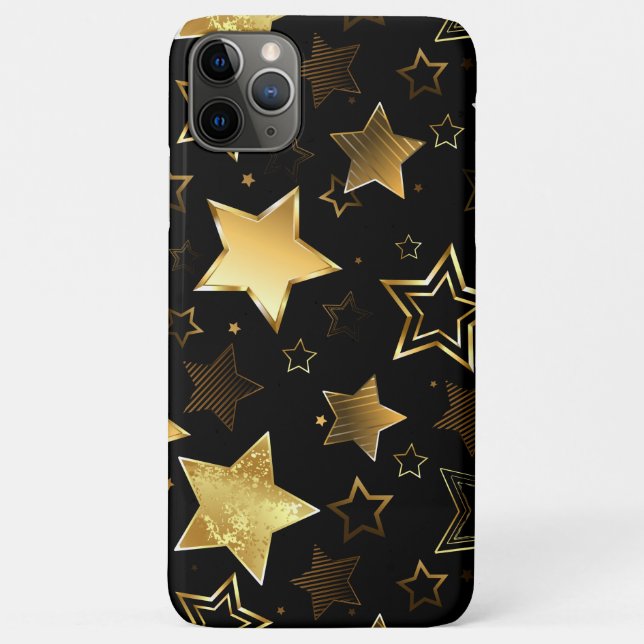 Seamless pattern with Golden Stars Case-Mate iPhone Case (Back)