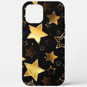 Seamless pattern with Golden Stars iPhone 12 Pro Max Case