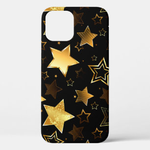 Seamless pattern with Golden Stars iPhone 12 Pro Case
